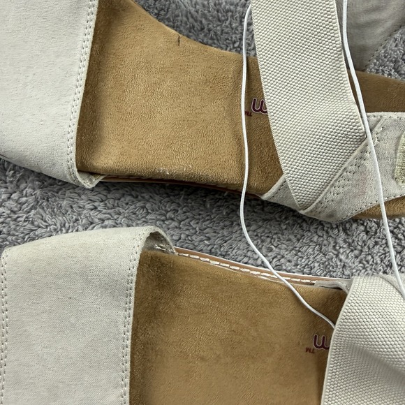 Skechers Memory Foam Womens 10 White‎ Strap Low Wedge Sandals - Picture 10 of 13